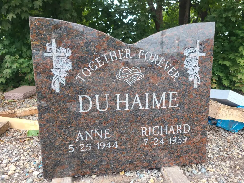 granite Headstone Engraving / Etching hand-carved by Engraving Finder in NJ — image 4